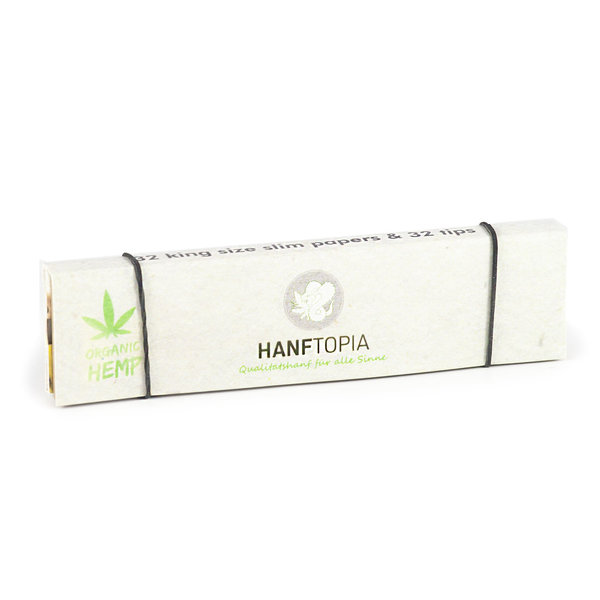 HANFTOPIA organic hemp Papers mit Tips