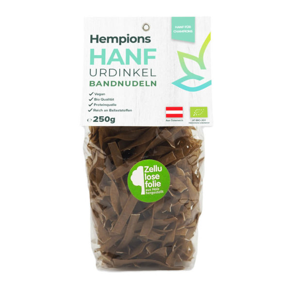 HEMPIONS Bio Hanf Urdinkel Bandnudeln