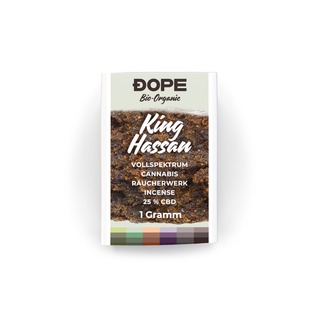 Bio King Hassan - 25% CBD - Dope Räucherharz - 1g
